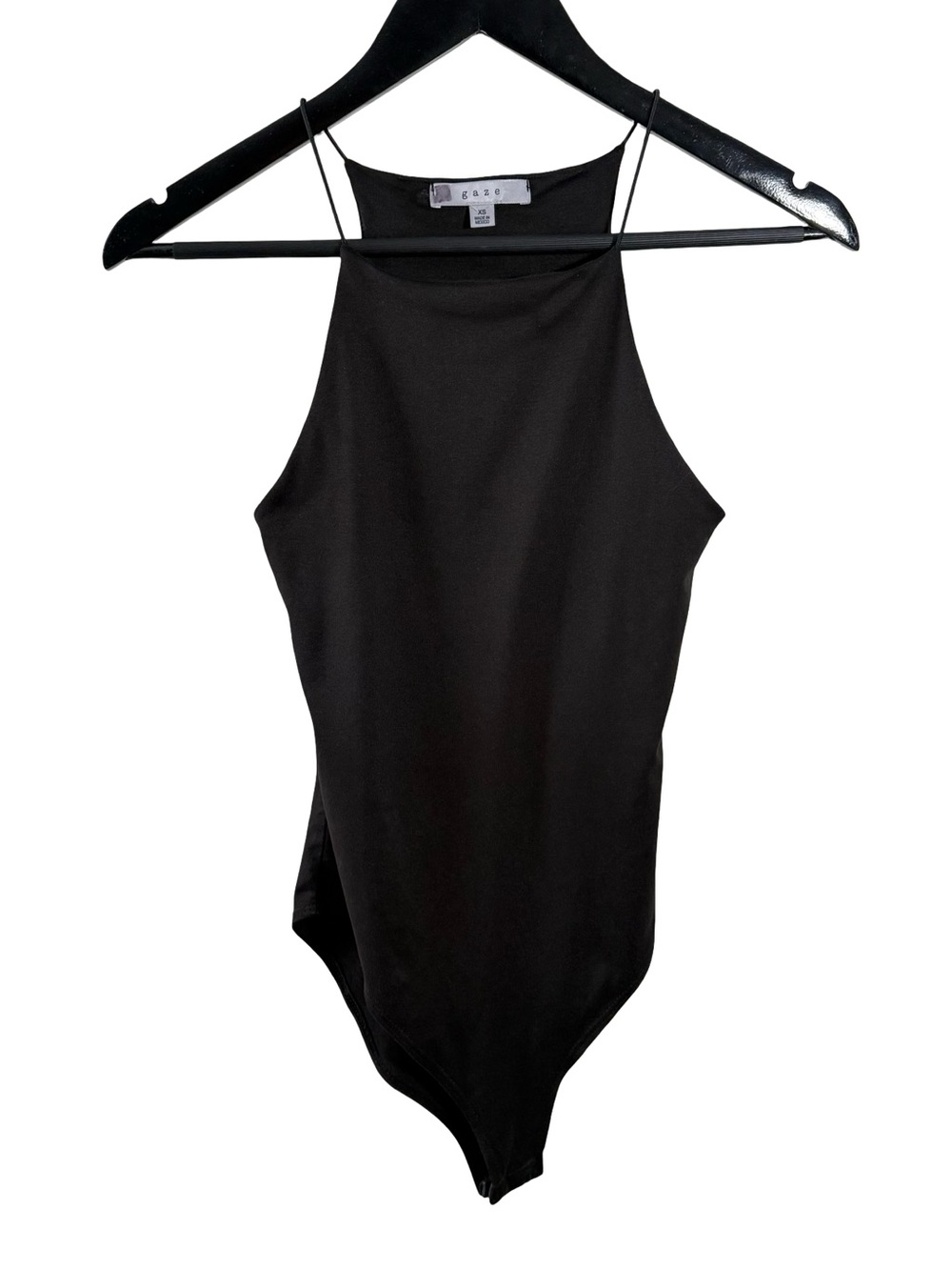gaze Black Halter-Style Kids One-Piece Bodysuit